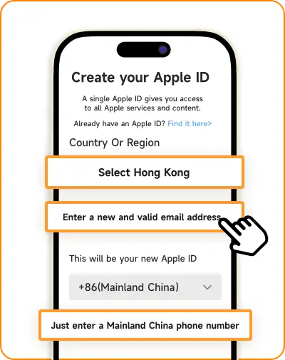 Создайте свой Apple ID