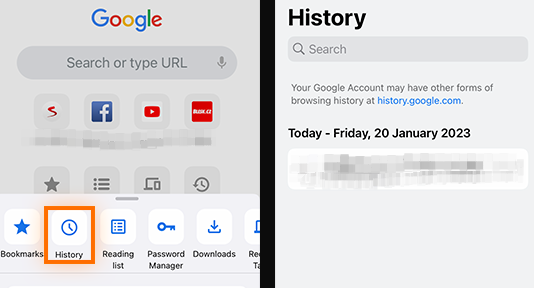 How to Delete Google Search History on iOS