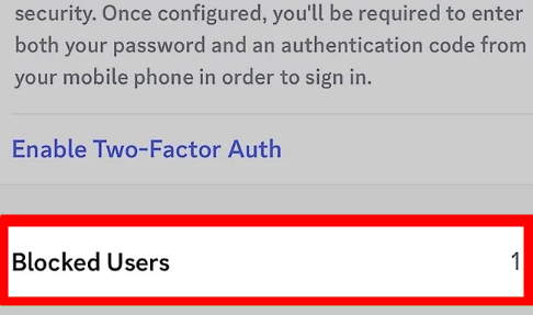 Blocking Someone on Discord