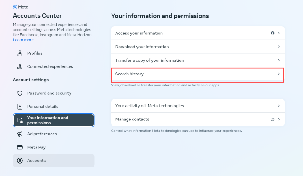 Clear Instagram cache on web browser