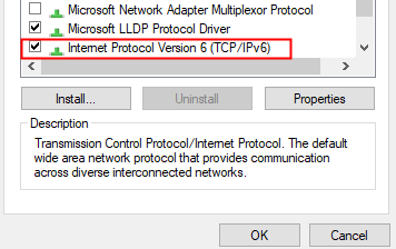 Disable IPv6 Windows 11/10