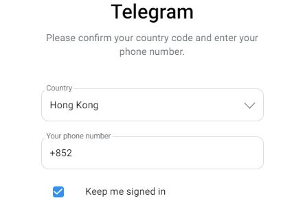 登录Telegram网页版