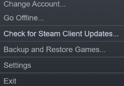 Check for Steam Updates