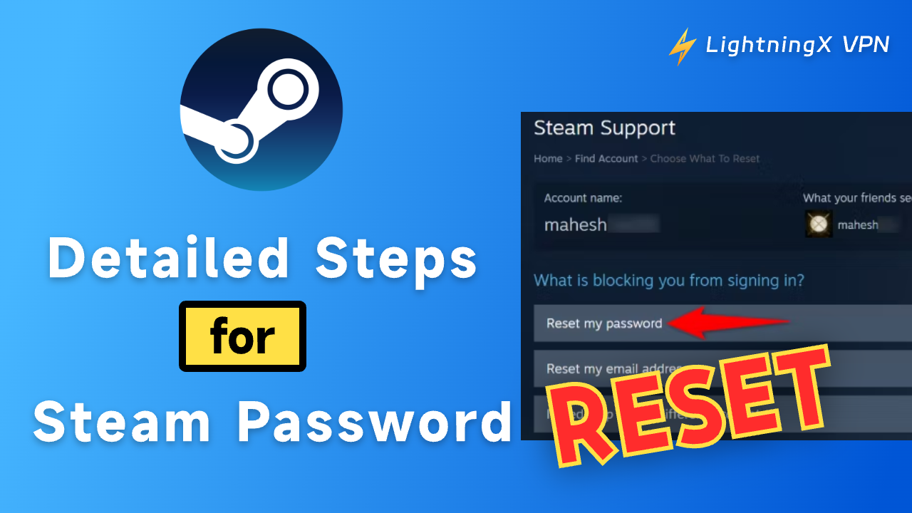 Detailed Steps for Steam Password Reset (PC, Phone)
