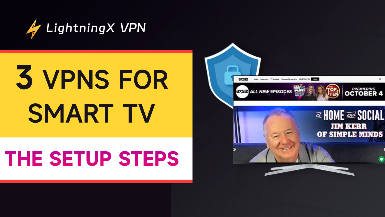 3 VPNs for Smart TV & The Setup Steps