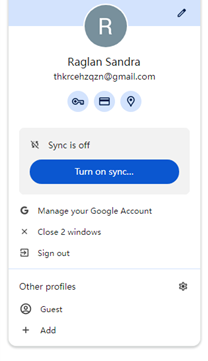 sign into your google account