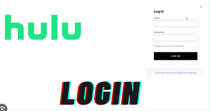 Hulu login page