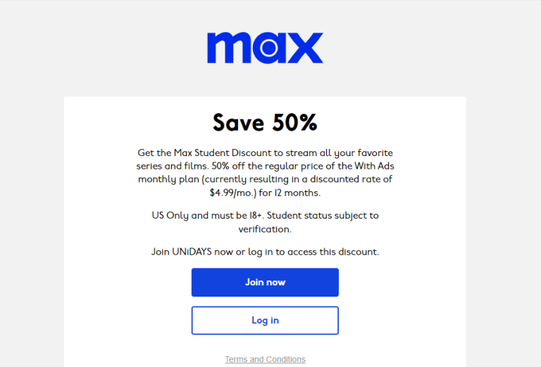 HBO Max Student Discount – a 50% Saving Plan