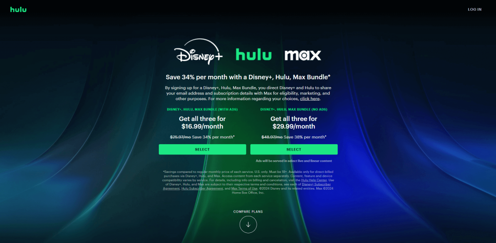 Max + Hulu + Disney Bundle