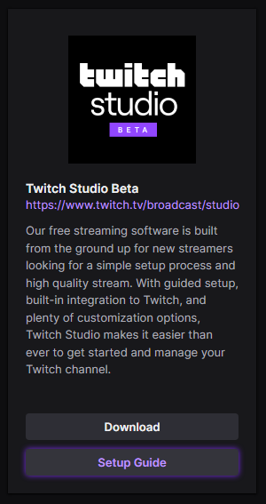 Twitch Studio