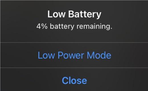 iPhone battery drain hacking sign