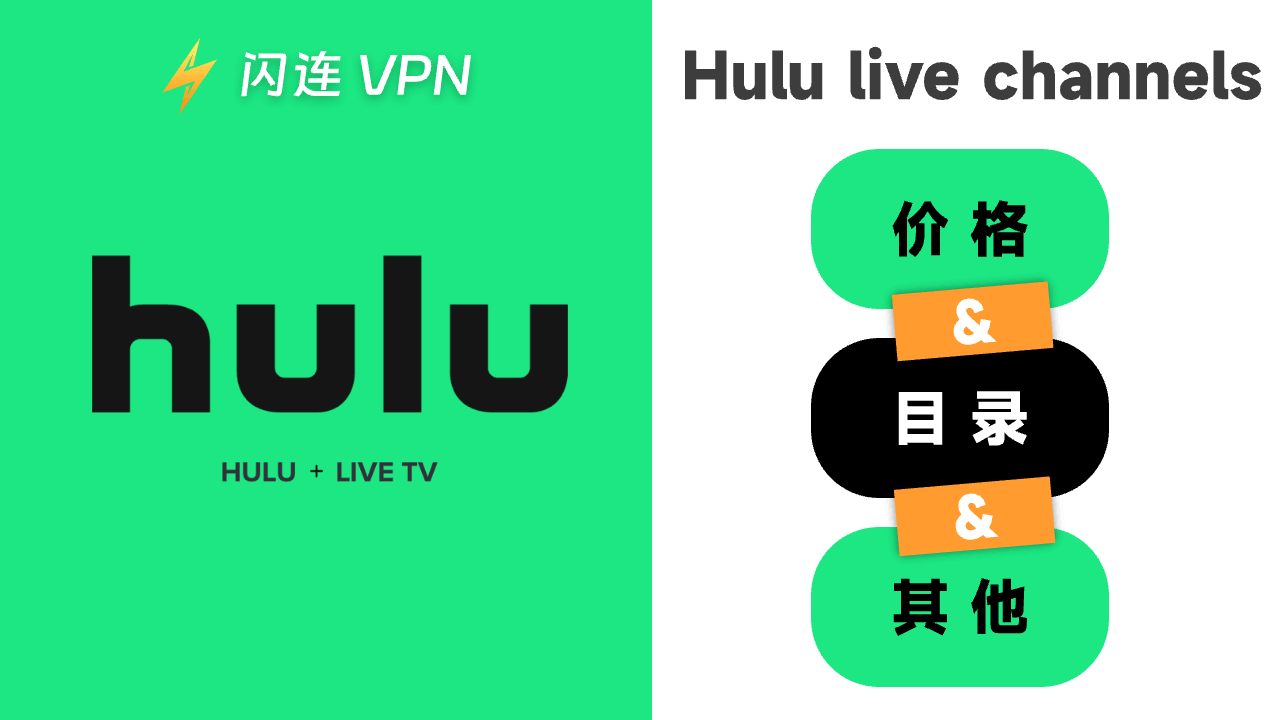 Hulu直播电视频道：列表、价格及更多信息