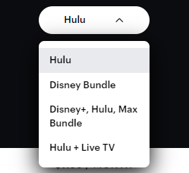 Planes de suscripción de Hulu