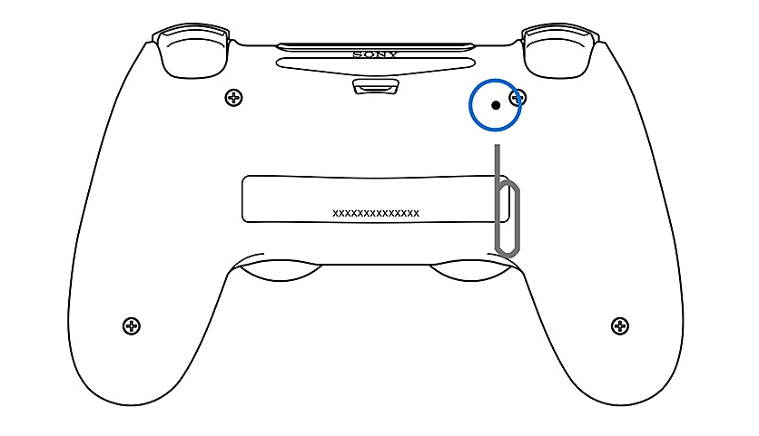 PS4 Controller Reset Button