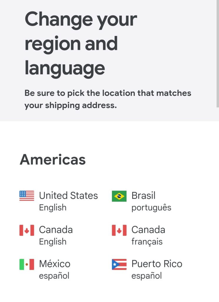 Select Countries