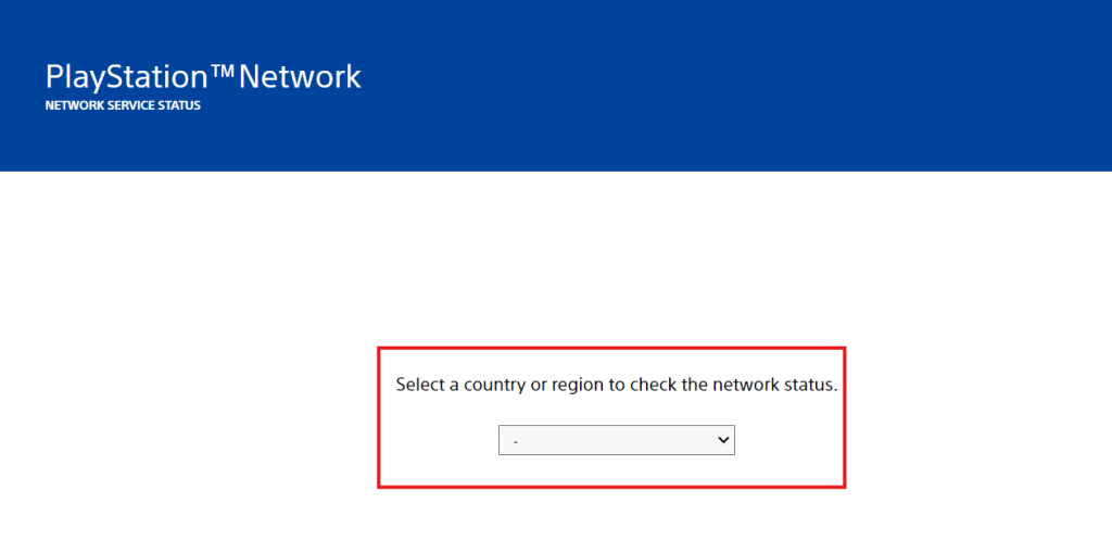 Check PlayStation Network Status