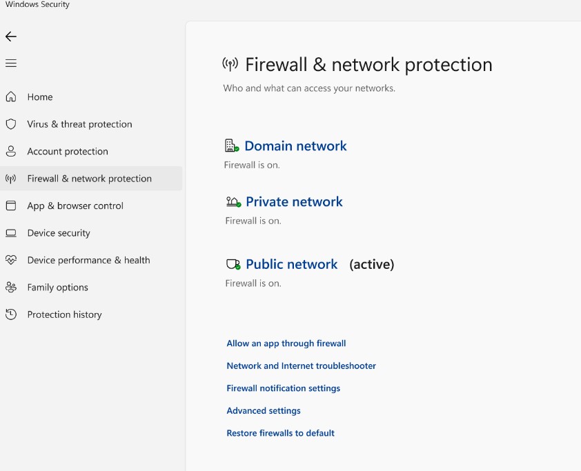 Protección de Red y Firewall