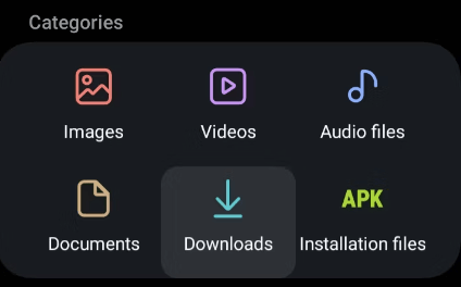 Find Downloads on This Device (Android)