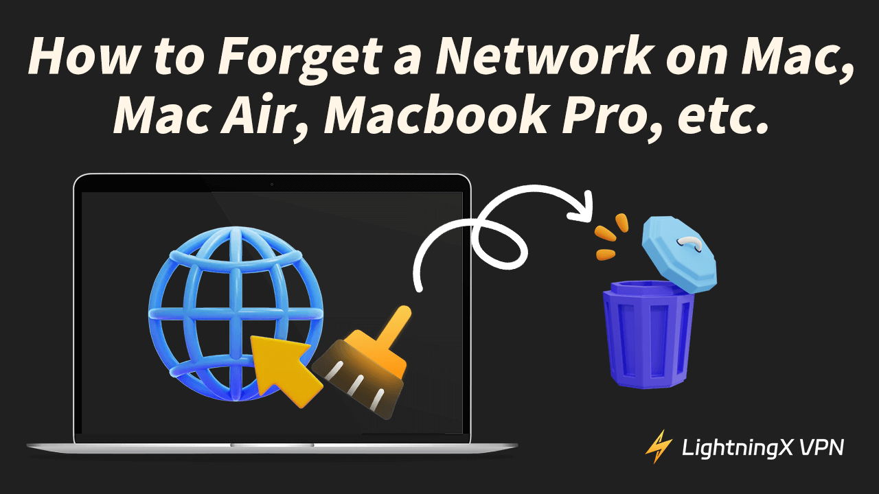 Как забыть сеть на Mac, Mac Air, MacBook Pro и т. д.