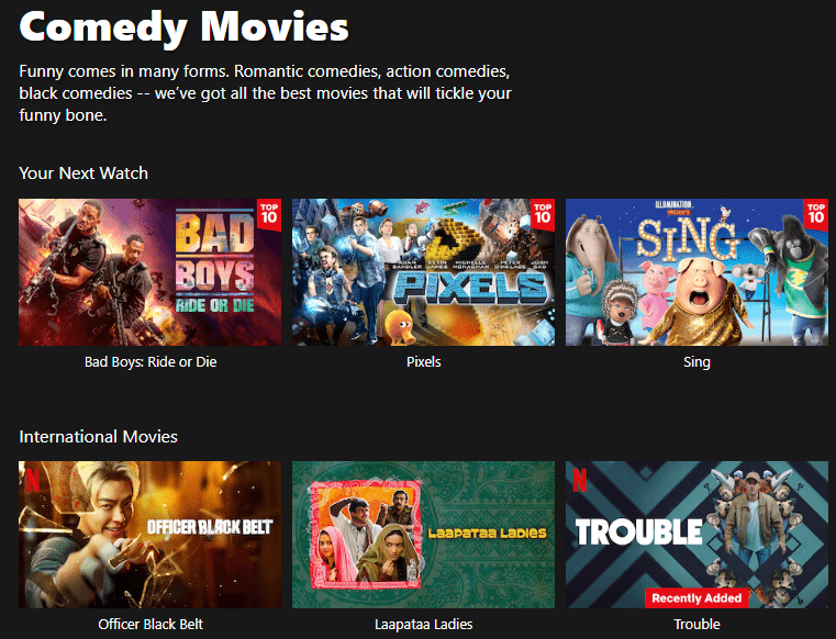 Comedy Movies