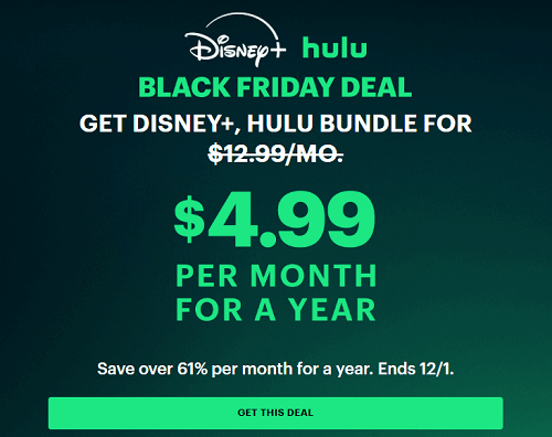 2025 Best Hulu Black Friday Deal