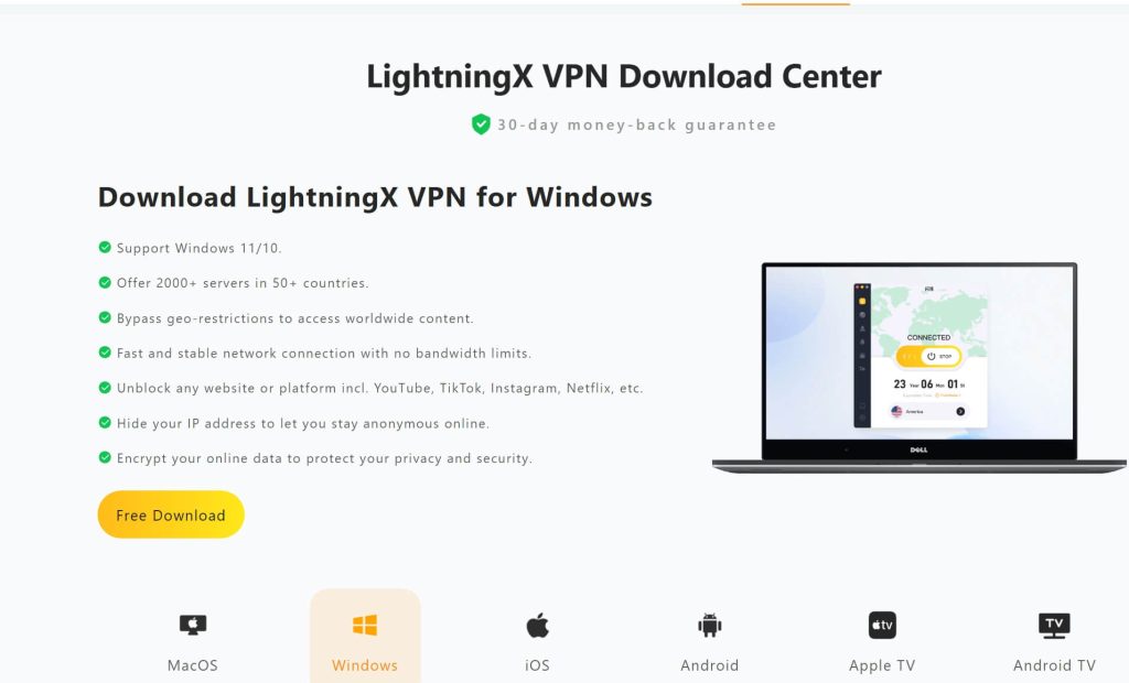 下载LightningX VPN