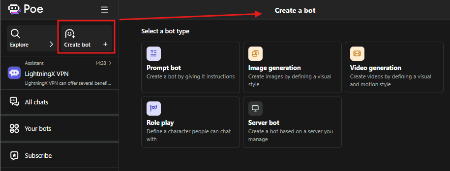 Crear bot