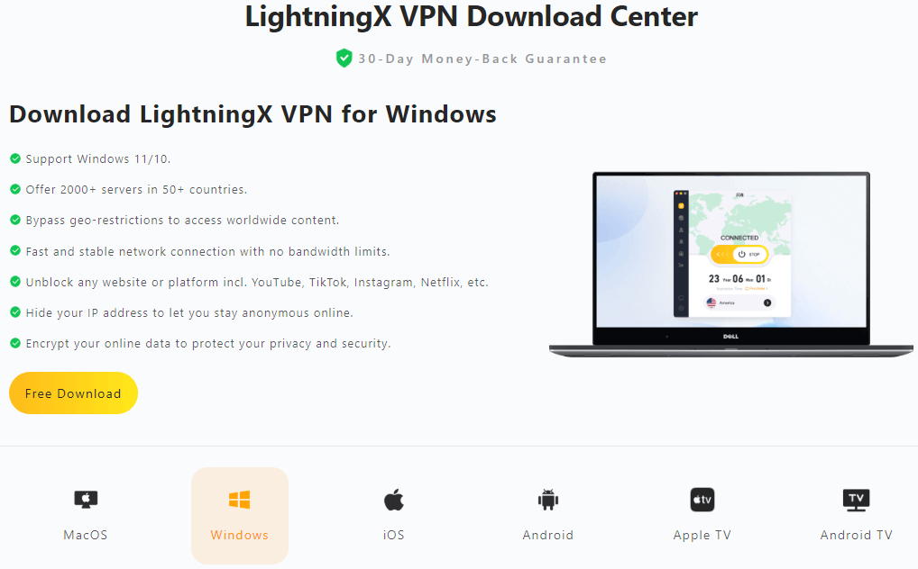 Download LightningX VPN