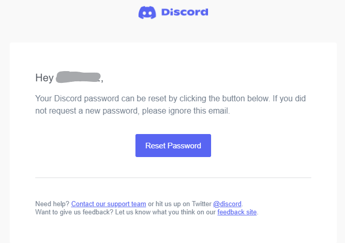 Reset Password