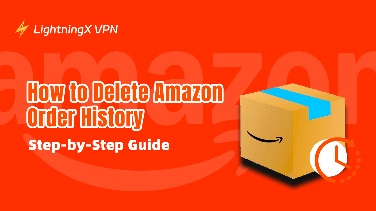 how to delete amazon order history