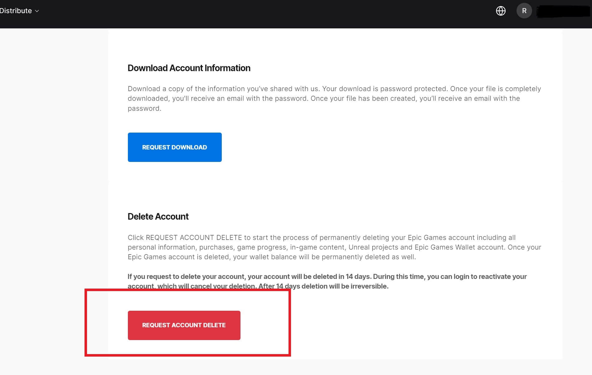 How To Delete Epic Games Account A Step By Step Guide How To Delete Epic Games Account 2 