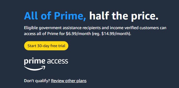 Prime Access Plan