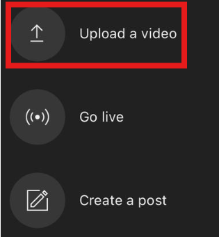 Upload a YouTube Short