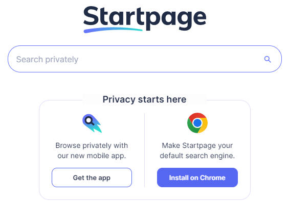 Startpage Search Engine/Browser