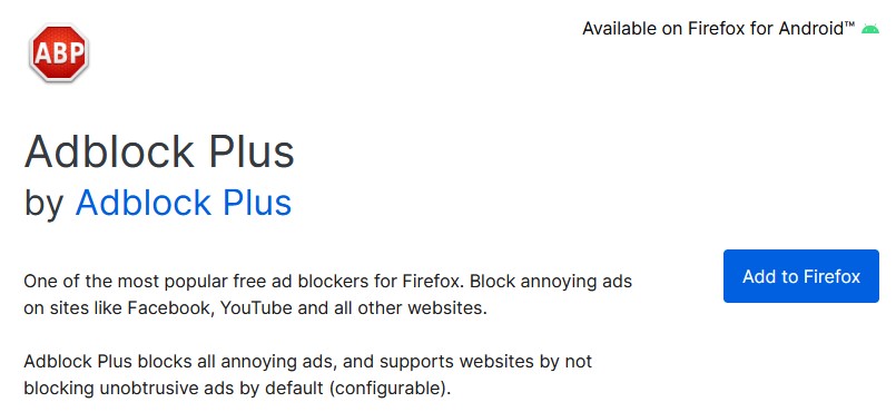 The Adblock Plus