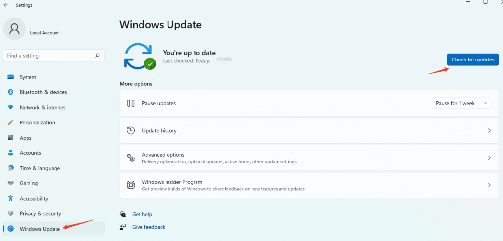 Update Windows