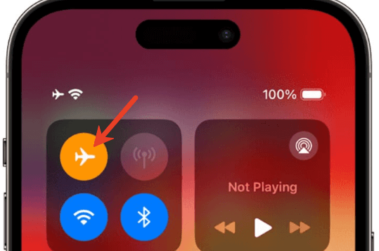 Turn off Airplane Mode