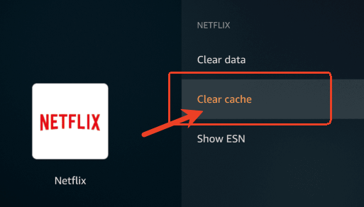 Clear the Firestick cache