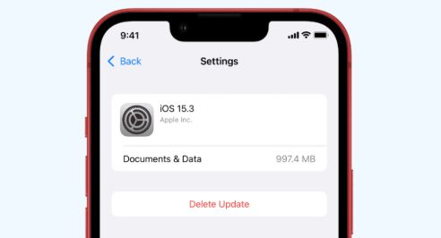 Delete iOS Update Files