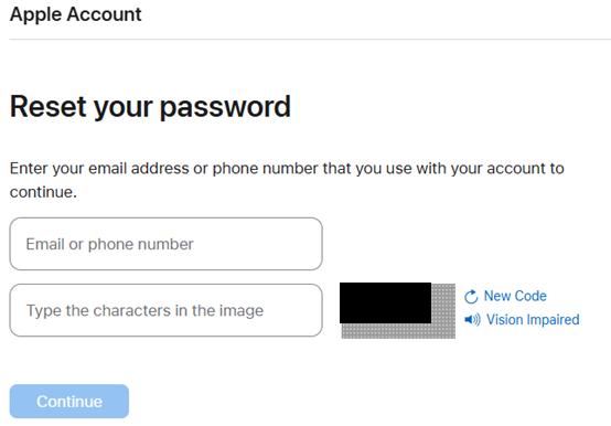 Reset Your Apple ID Password