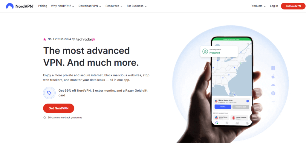 Best free VPN for PS5: NordVPN