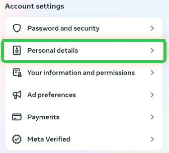 Access Instagram Accounts Center