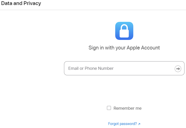 Visit Apple’s Data & Privacy Website
