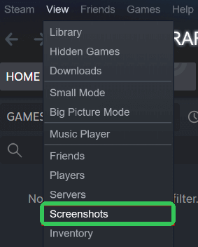 Steamでスクリーンショットを表示する方法