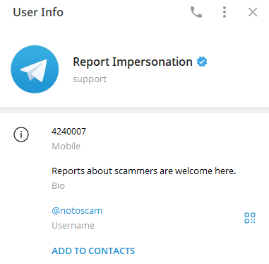 Report the Scam