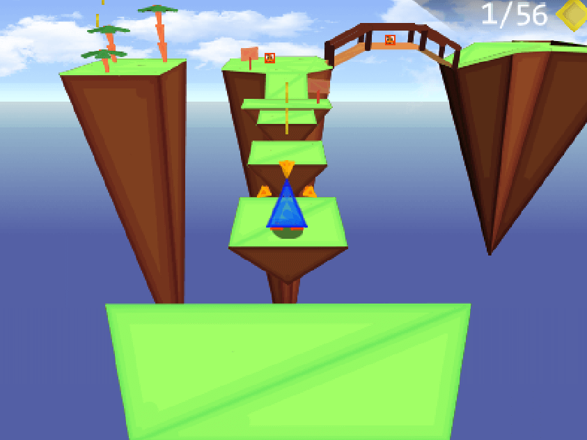 Crystal Seeker 3D platformer v1.8.3: スクラッチで最も優れた3Dゲームの一つ