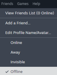 How to Appear Offline on Steam