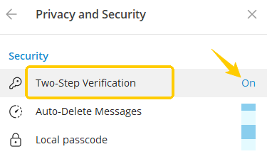 Two-Step Verification