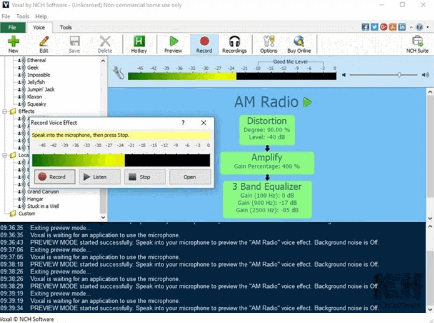 NCH Voxal Voice Changer