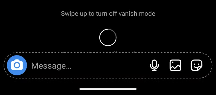 Turn off vanish mode